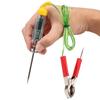 Dual Display Voltage Tester 3.5-36V for Cars, Motorcycles, and More with Piercing Needle