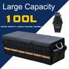 100L 66L Car Trunk Organizer Foldable Heavy Duty Durable Sturdy Collapsible Reflective Strip Storage Box For Sedan SUV Truck