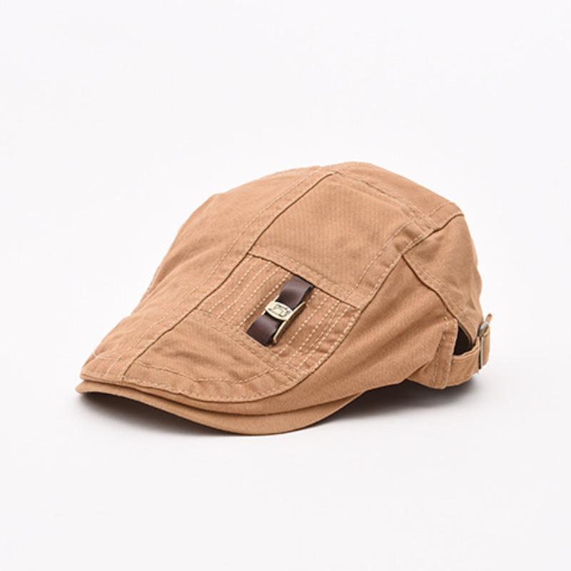 Cowboystoff Andetungehatt Herre Retro Fremoverlue Englandstil Beret Herre- og damehatt