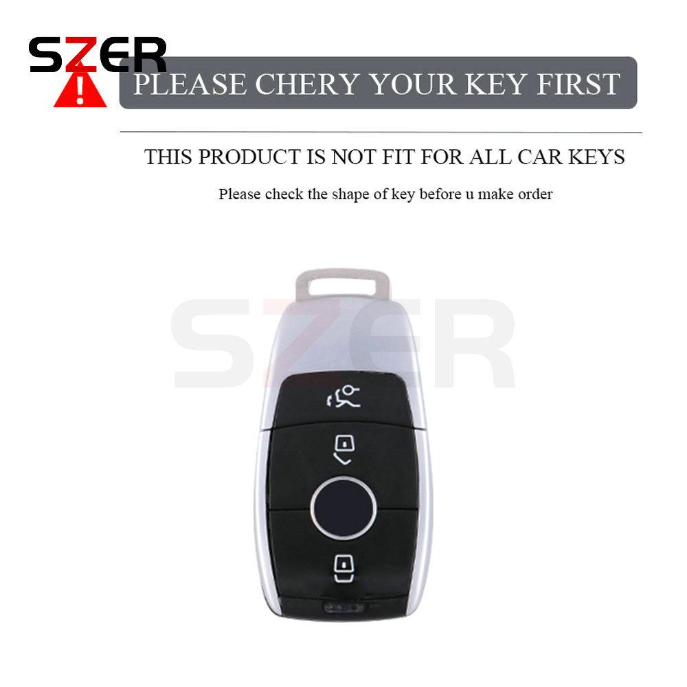 New Tpu Car Key Case Cover Bag For Mercedes Benz A C E S G Class Glc Cle Cla Glb Gls W177 W205 W213 W222 X167 Amg Fob Keychain
