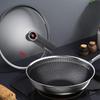 KBH 304 Rostfritt Stål Honungskaka Wok
