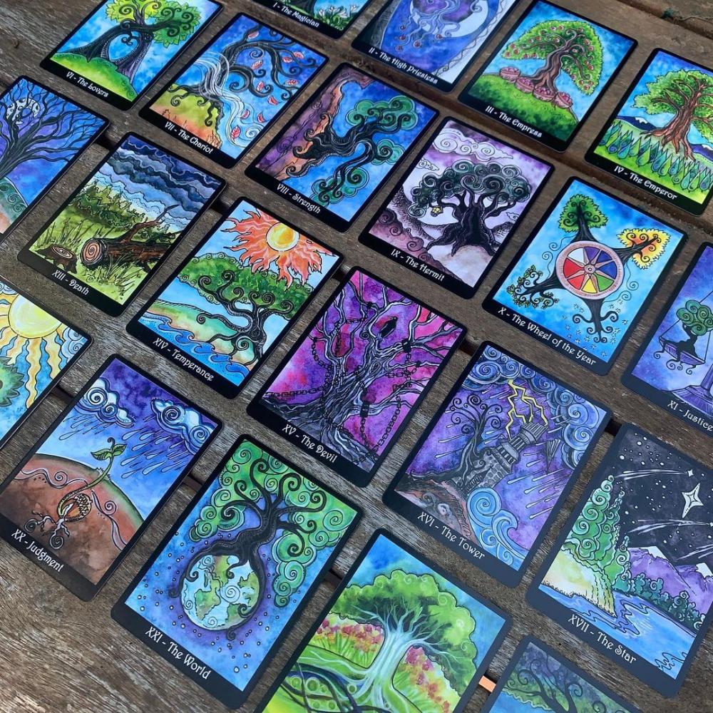 9*6.5cm The Tarot of Trees 78 Pcs Cards Tarot Deck
