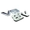 Auto Metaallegering 3D V8 Logo Cilinderinhoud Kofferbak Achter Auto Badge Decal Chrome V8 Side Wing Emblem Sticker Auto styling