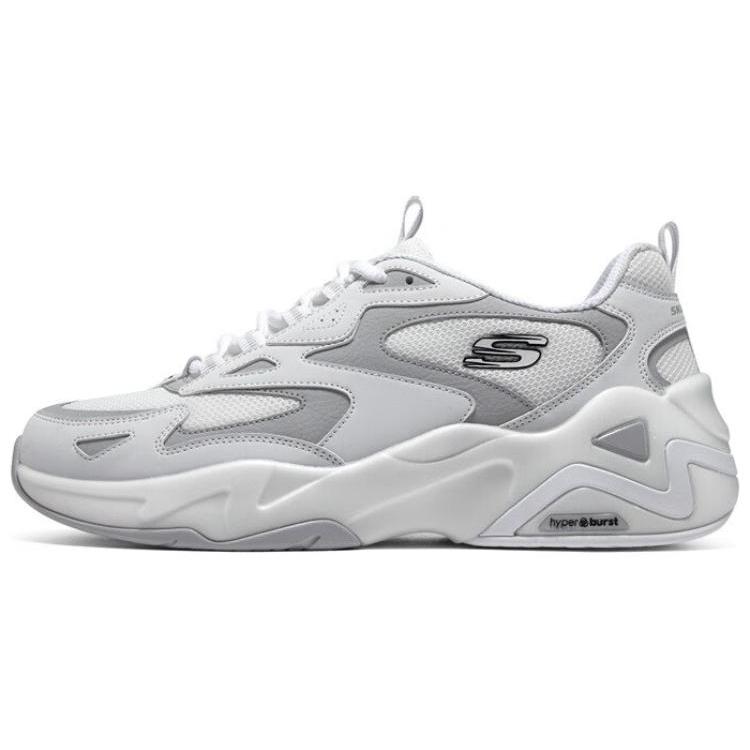 Skechers DLites Hyper Burst Sneaker 'Grey White' Women's 896259-WGY