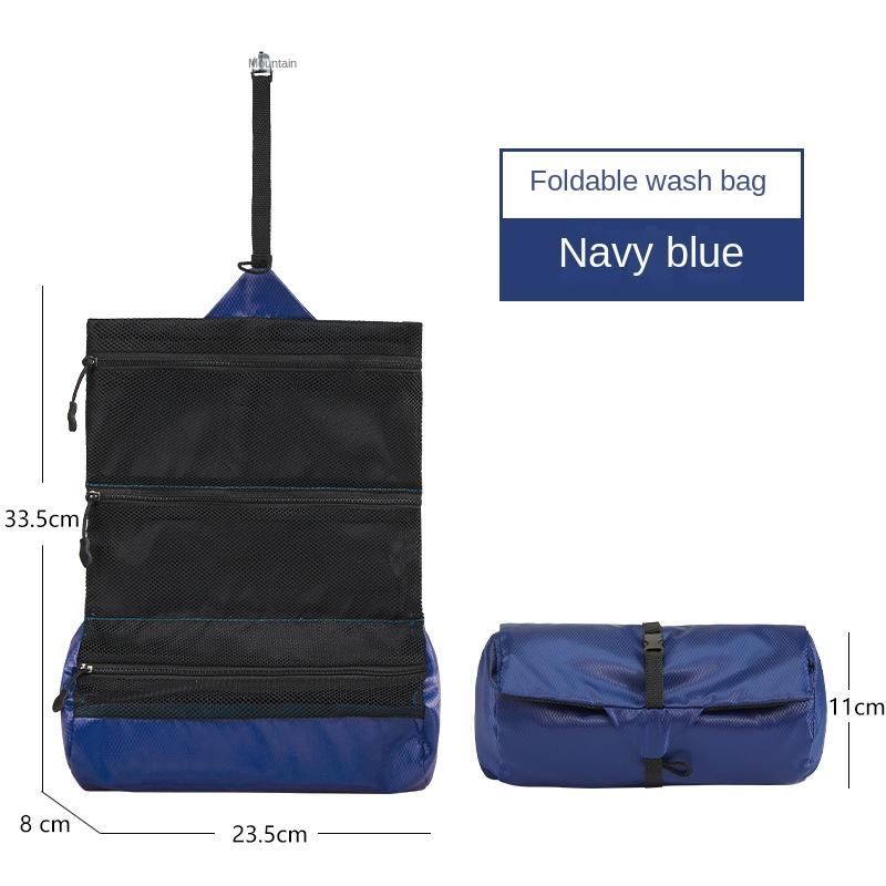 

Дорожная складная косметичка мужская портативная с разделением для сухого и влажного, дорожная водонепроницаемая женская косметичка для макияжа