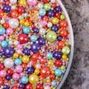 100G  Mixed Color Pearl Balls Cake Topper Dessert Baking Decor For Wedding Birthday Party Cake For Decoration Only