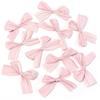 10Pcs/Lot 4x5.5cm Pearlescent Satin Ribbon Fold Bows Decoration Bow Small Bowknot Gift Flower Wedding Bow For Craft Handwork DIY