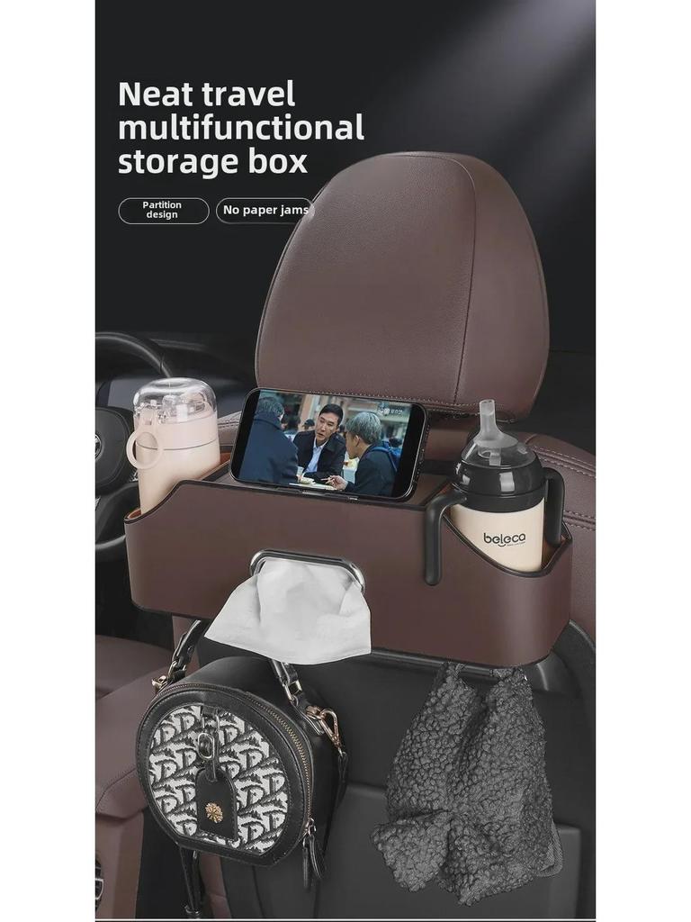Borsa portaoggetti e organizer multifunzionale per schienale del seggiolino auto