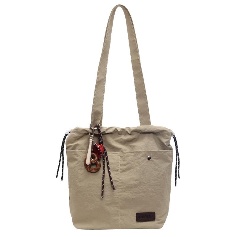 

Легкая сумка для поездок на работу, женская сумка через плечо, большая вместительная сумка-тоут хаки