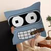 Cartoon F-Futuramas Personalized Picture Text Home Decorative Pillows Household Gifts 45X45Cm
