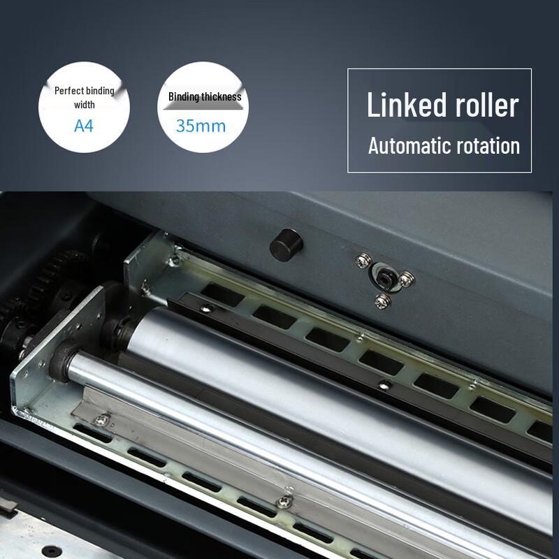 Aurora Desktop Semi-Automatic Thermal Binding Machine CN Plug (adapter Included)