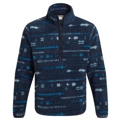 Mens National Trust Rawthey Half Zip Fleece Top