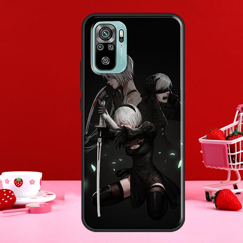 Nier Automata Lunar Tear Art For Redmi Note 11 Pro Case For Redmi Note 10 Pro Note 9 Pro Note 8 Pro 9S 10S 11S 9A 9C 9T
