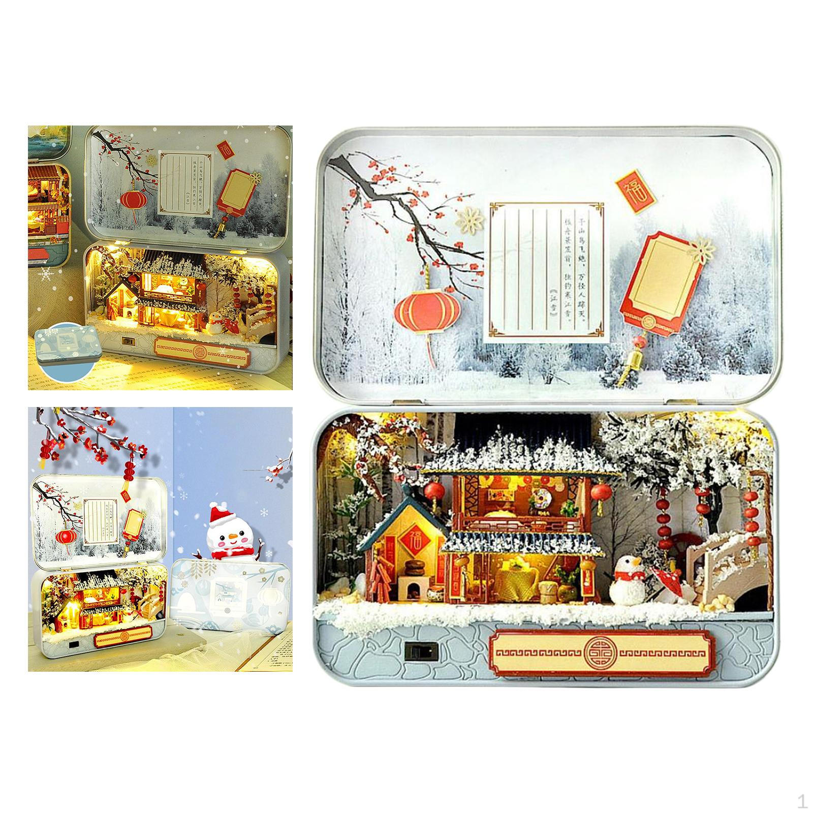 

Коробка Театральный Кукольный Дом Мебель Миниатюрный Подарок,