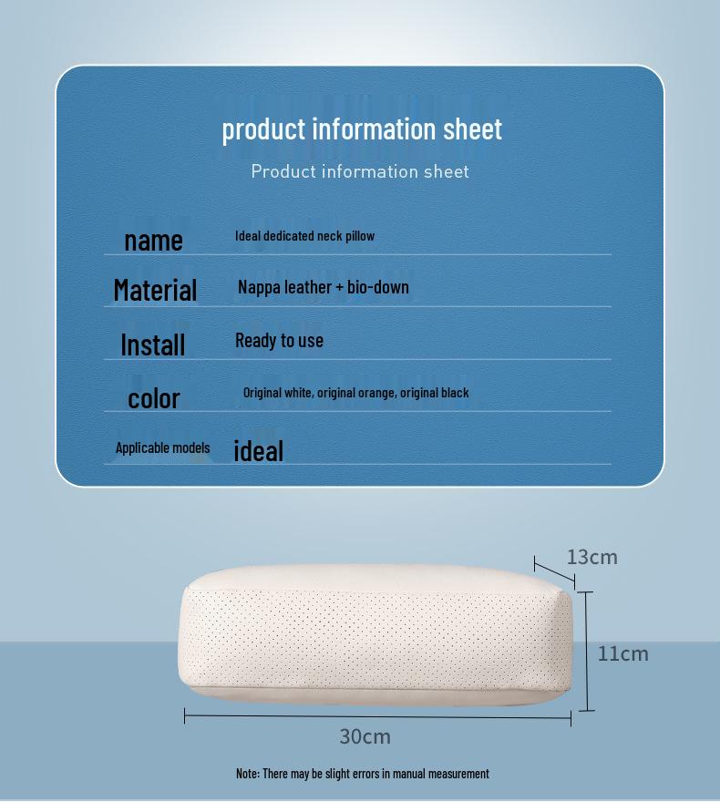 Compatible L9L8L7L6 Neck Pillow Headrest: Car Accessory for Lumbar Support & Neck Protection