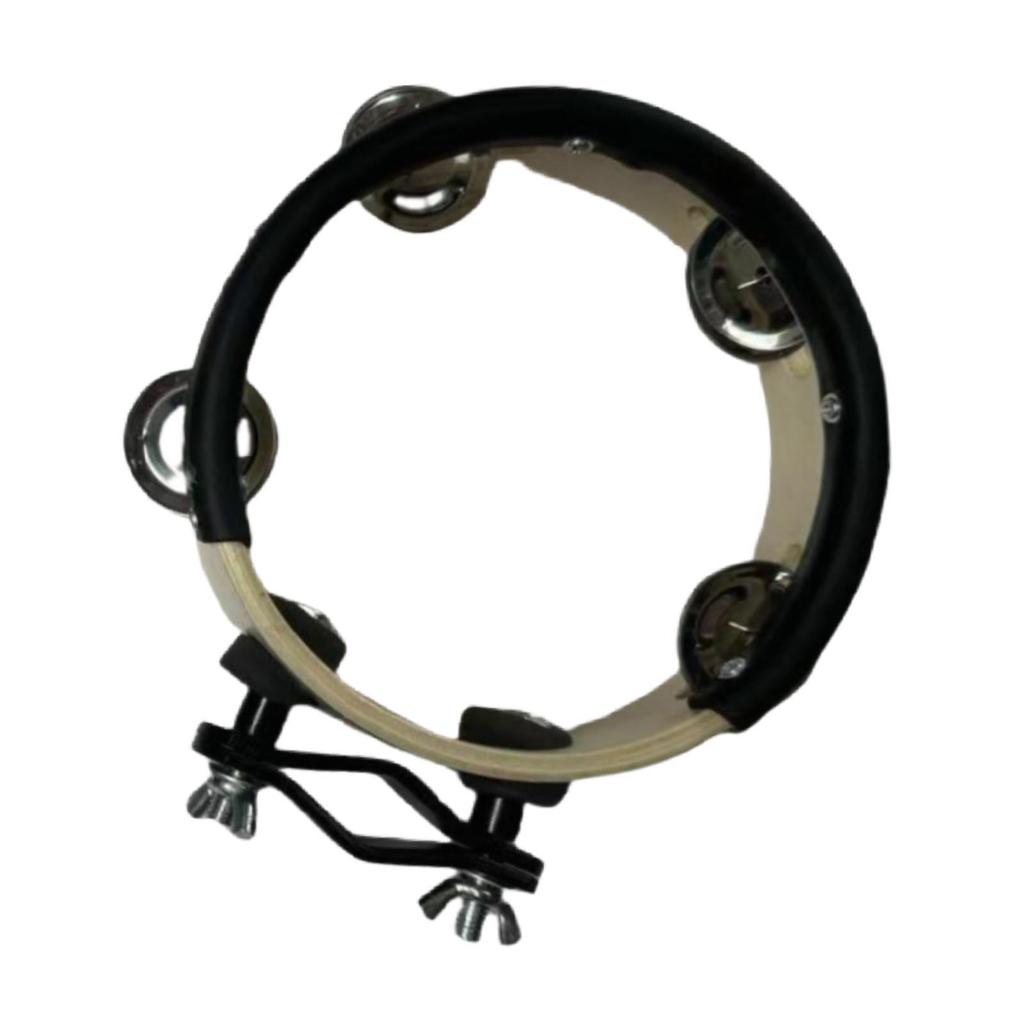 Percussion Tambourine Practical Performance Portable Party Professional Dance for Drum Set Cymbal Stand Handheld Tambourine