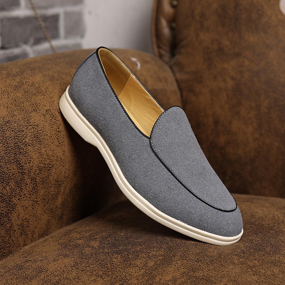 Fashion Handmade Leather Casual Shoes for Men New Arrival Male Loafers Elegantes Slip on Flats Classic Simple Moccasins Walking Footwear
