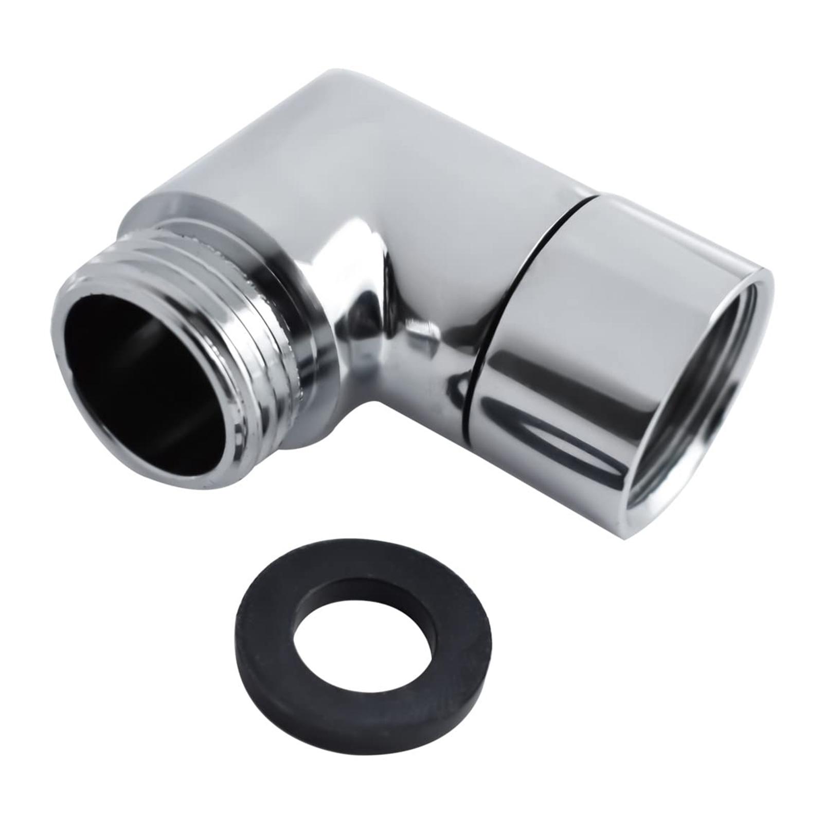 

Ручной держатель для душа, удлинитель, колено, соединитель, адаптер, устойчивый к высокому давлению, 90 градусов, может менять коленные соединители