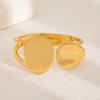 Asymmetric Teardrop Spring Bracelet Punk Style Open Bracelet Fashion Irregular Bracelet  Woman