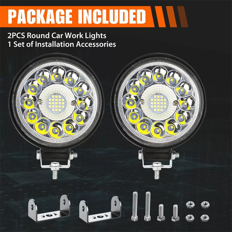 4.5Inch 99W Offroad Led Lightbar Spot Off Road 4X4 Led Bar For Truck Suv Boat Atv Jeep Tractor Headlight 12V 24V Driving Lights