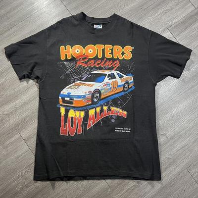 Rara Maglietta Vintage Anni '90 Nascar Alan Kulwicki Hooters