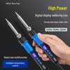 High-Power Electric Soldering Iron EP100/150/200W with Knife Flat Bevel Horseshoe Tip for Professional Repairs
