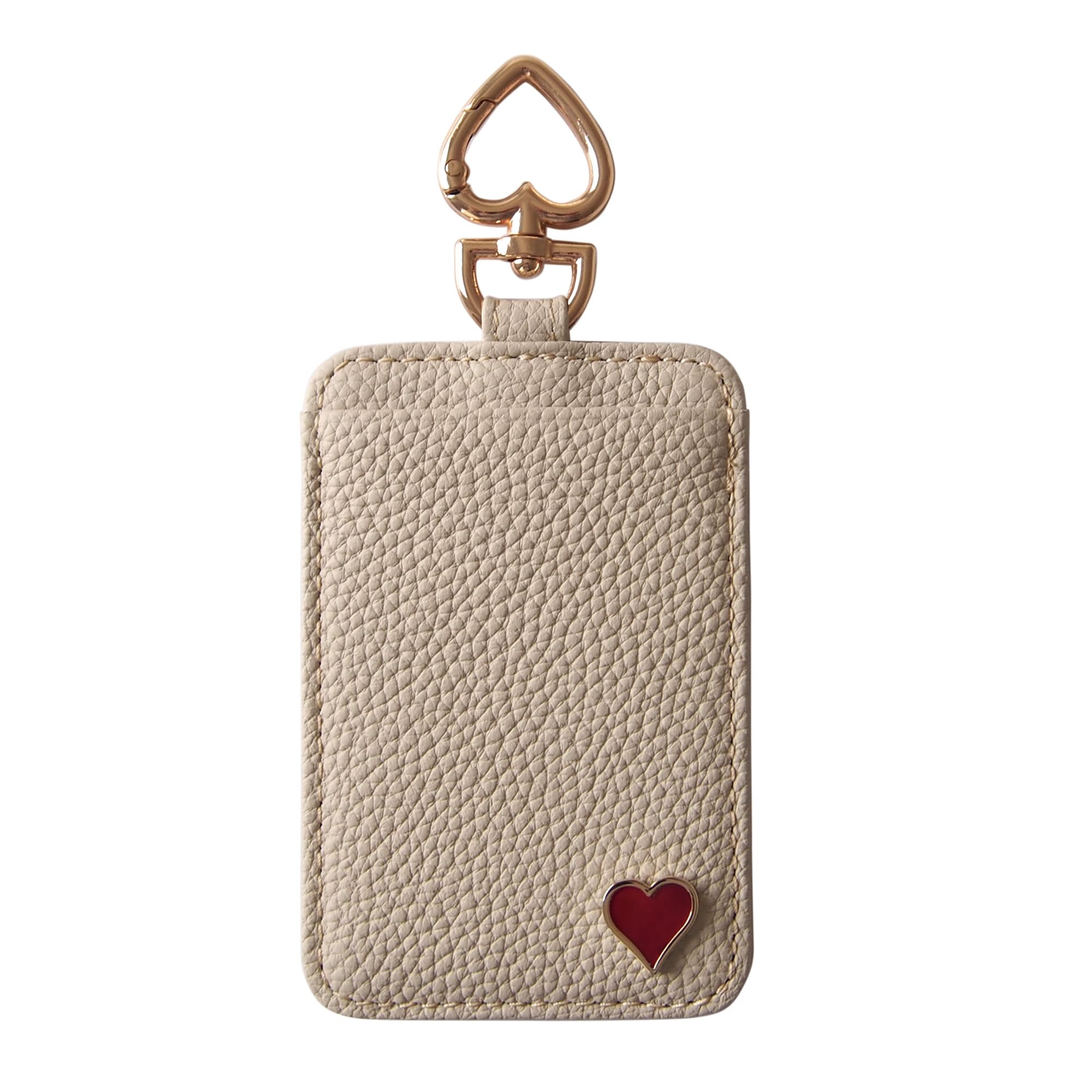 

Женский держатель для проездных билетов Leathertone из натуральной кожи с подвеской-сердечком, вмещает 2 IC-карты и имеет милый дизайн с натуральными камнями. Стильный и элегантный ID