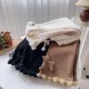 Baby Girls' Corduroy Pants Fashion Bow Casual Trousers Versatile Straight Tube Micro Pull Pants Kids Clothes Autumn Winter