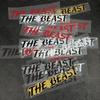 2pcs THE BEAST Motorcycle Stickers Waterproof for Motorcycle Helmet Fairing Fuel Tank Car Window Scooters Universal Vinyl Decals