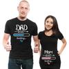 2027 New Cute Dad Mom Baby Printed Couple Maternity Tshirt Pregnancy Announceunisext Shirt Couple Pregnant Tshirt Clothes
