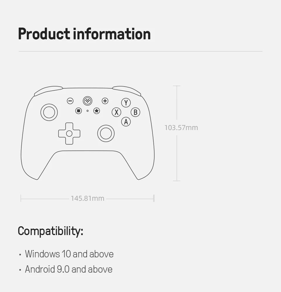 8BitDo - Ultimate 2C Wireless 2.4G Controller Accessory
