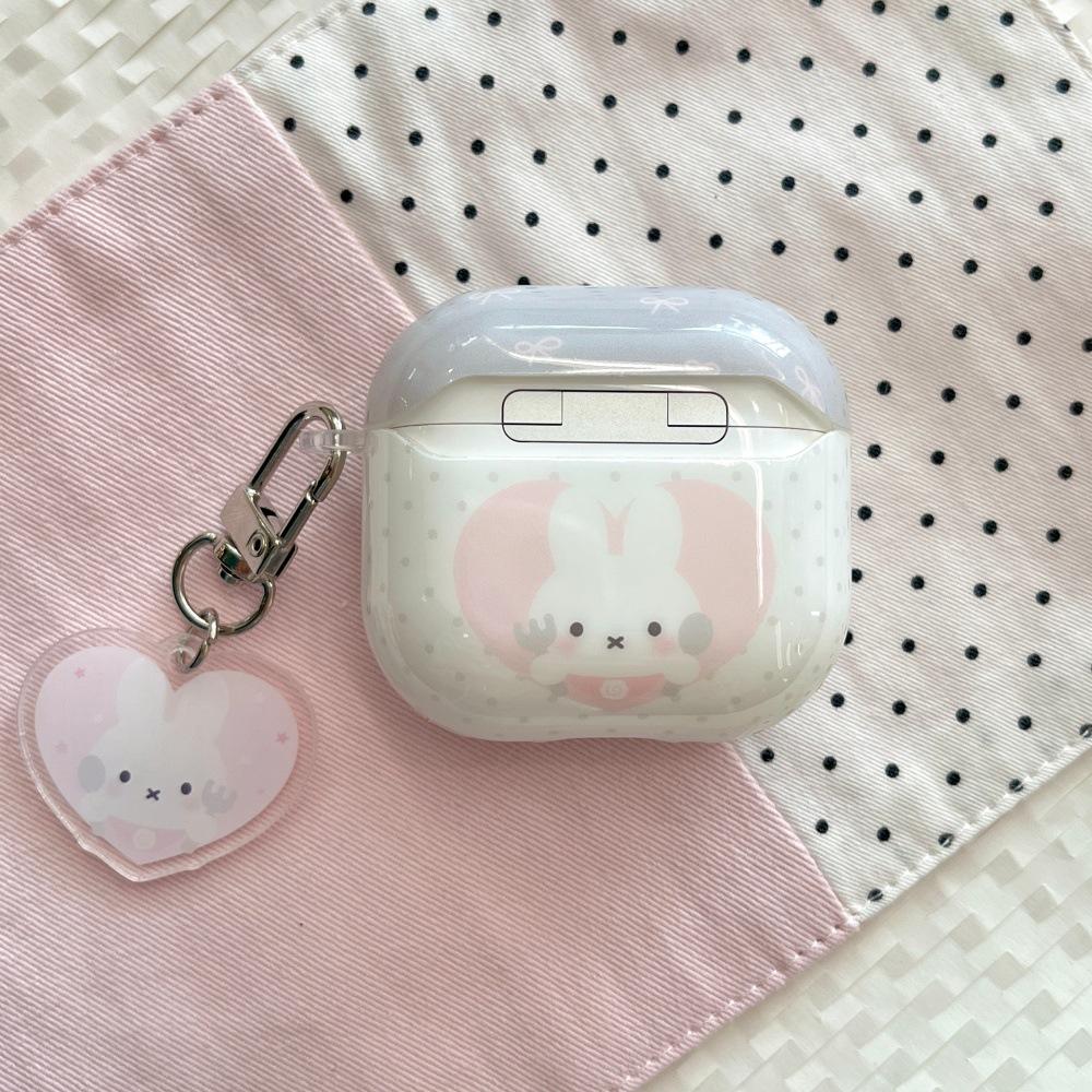 Applicable to Apple AirPods 1 /1 generation love miffy earphone cover PRO1 cartoon pendant case PRO1 anti-drop