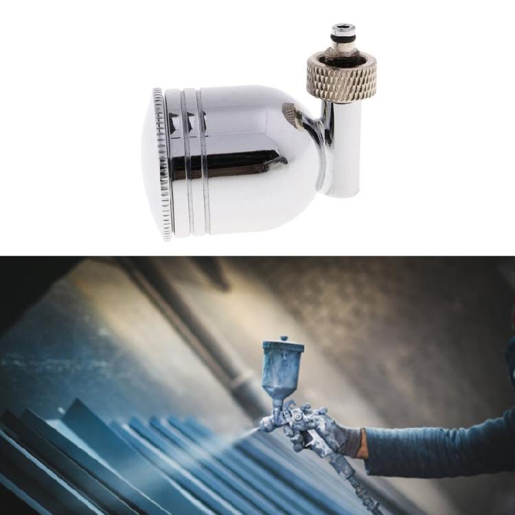 7cc Airbrush Sprayer Color Cup Side Gravities Feed Cup Nickel Plated for Smooth Paint Application Airbrush Paint Holder
