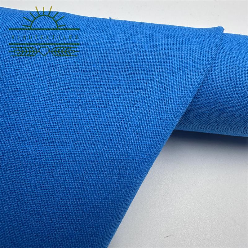 EcoFriendly Blended Linen Cotton Fabric for Garments and Home Textiles