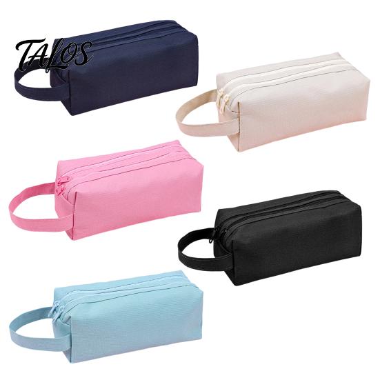 Talos Pencil Case, with Easy Grip Handle Design, Large Capacity Pen Durable Oxford Pouch, for Kids Art School Supplies Stationery