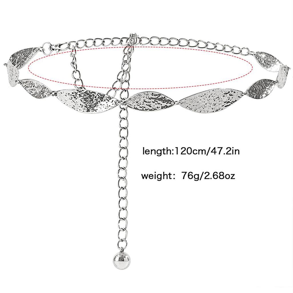 High-End Retro Bohemian Metal Waist Chain for Women