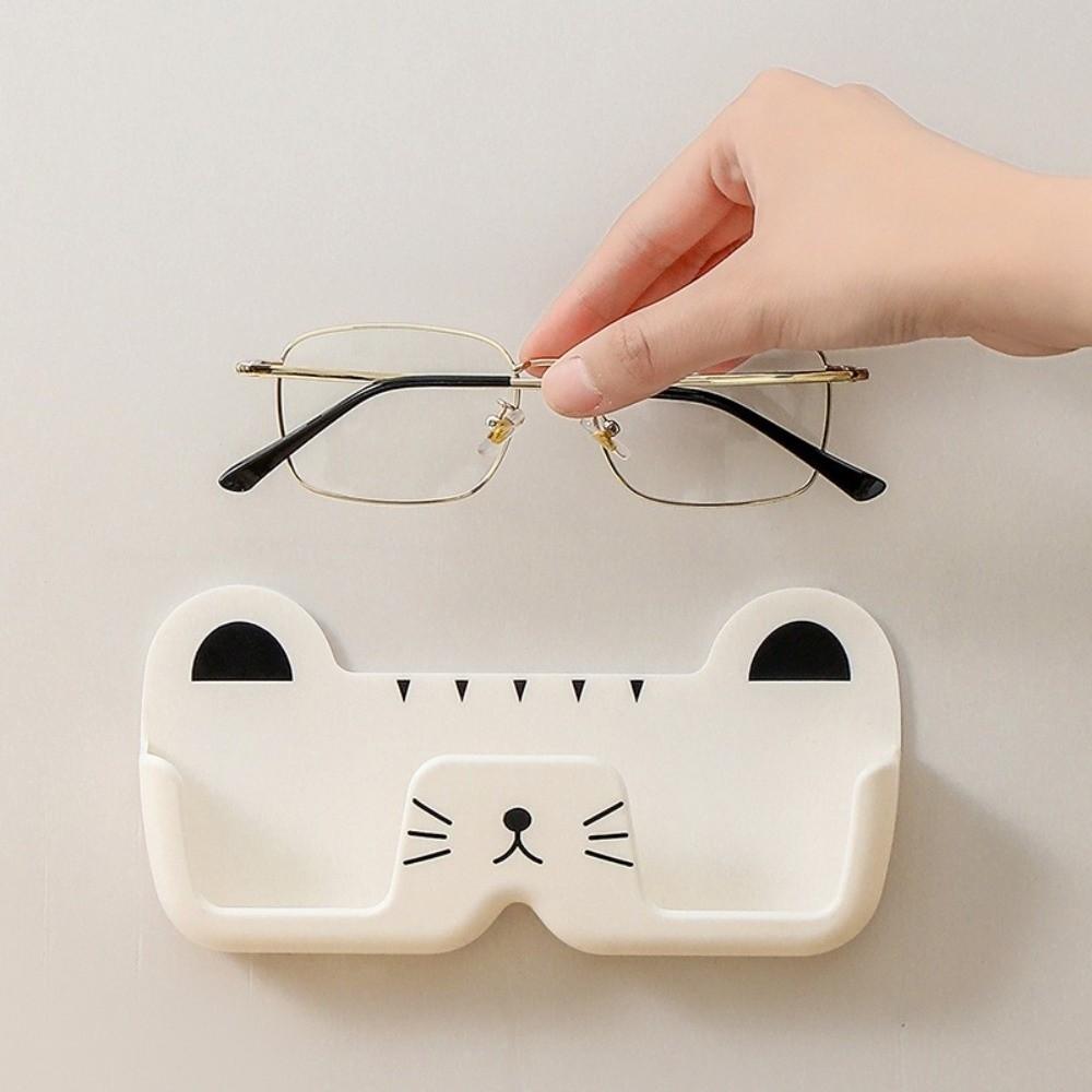 Cute Wall Mounted Eyeglass Frame Easy To Install Glasses Holder Portable Cat Glasses Frame Bedroom