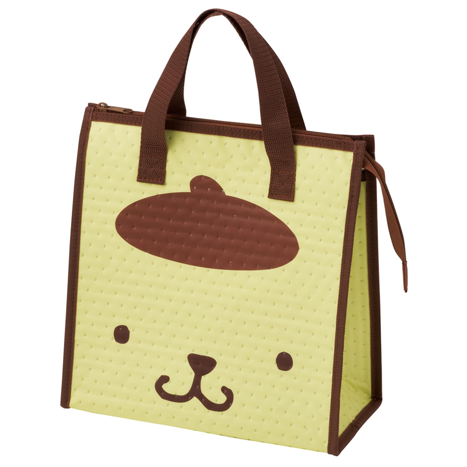Термосумка для ланча скейтера Sanrio с дизайном лица Pompompurin, нетканый материал, Сумка, FBC1-A