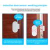 Wireless Door Window Magnetic Alarm with Remote Control, Multifunctional Home Security Burglar Alarm, Anti-Theft Protection