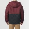 adidas Giacca Casual con Cappuccio Patchwork Reversibile in Faux Shearling con Logo Giacca da Uomo Lampone IW4037