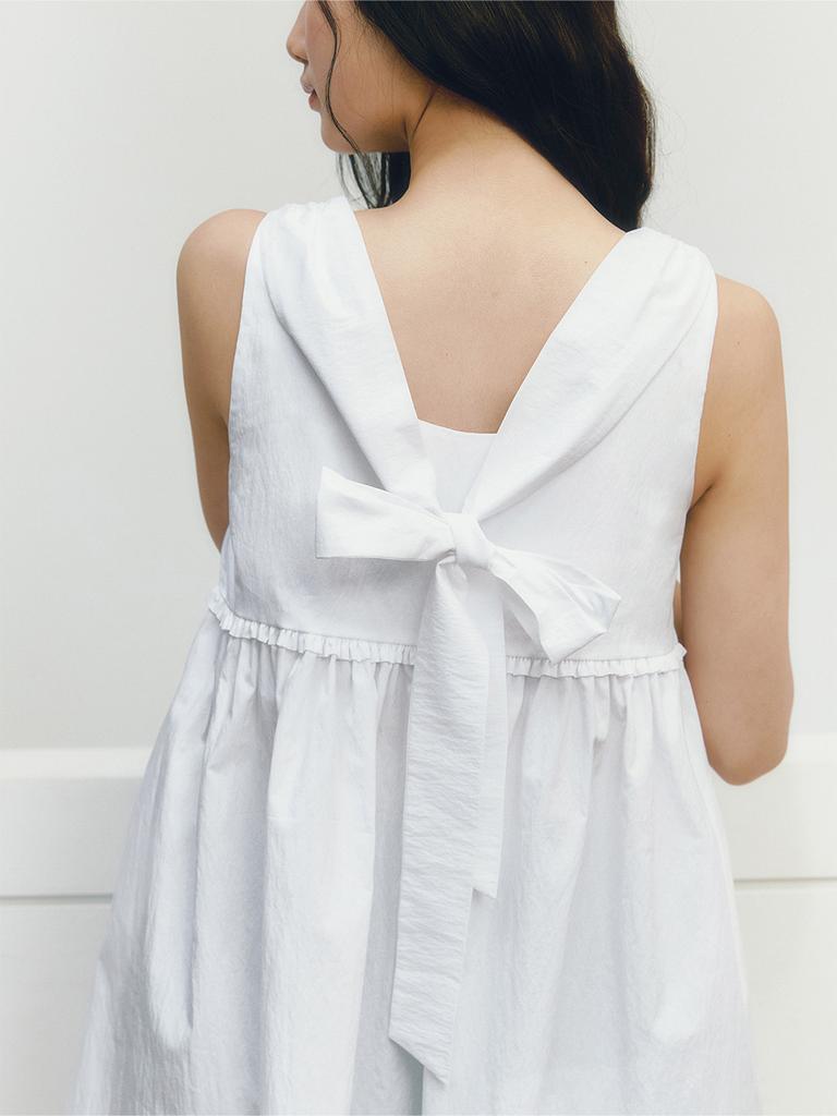 GANISONG May Hug Dress_White