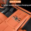 Fit For LYNK & Co 900 Car Specialized Wireless Charging Pad Center Console Film Silicone Mat Interior Modification