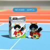 Creative DIY Cute Table Tennis Racket Building Block Model Tiny Particle Educational Assembly Toy Christmas Gift