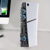 Cooling Fan with LED Light and 3 Fans Efficient Cooling System USB DC 5V Cooling Game Accessories 1100 RPM for  Slim Console