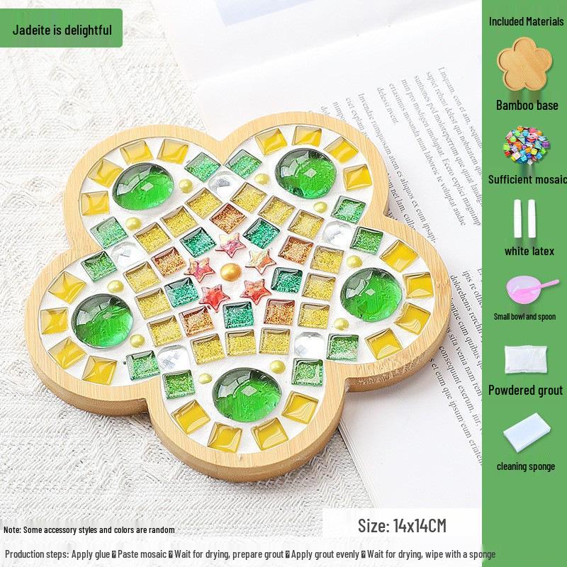 DIY Mosaic Coaster Kit for Kids: Creative Father's Day Craft