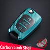 Carbon Pattern TPU Case Car Key Cover for Hyundai I30 I40 IX25 Creta IX35 HB20 Solaris Elantra Accent for Kia K2 K5 Rio Sportage