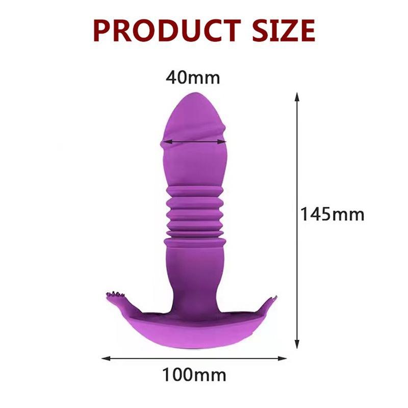 Dildo Vibrátor Big Butt Plug Análny vibrátor Diaľkové ovládanie Mužský masážny prístroj na prostatu Anus Sexuálna hračka pre mužov Gay
