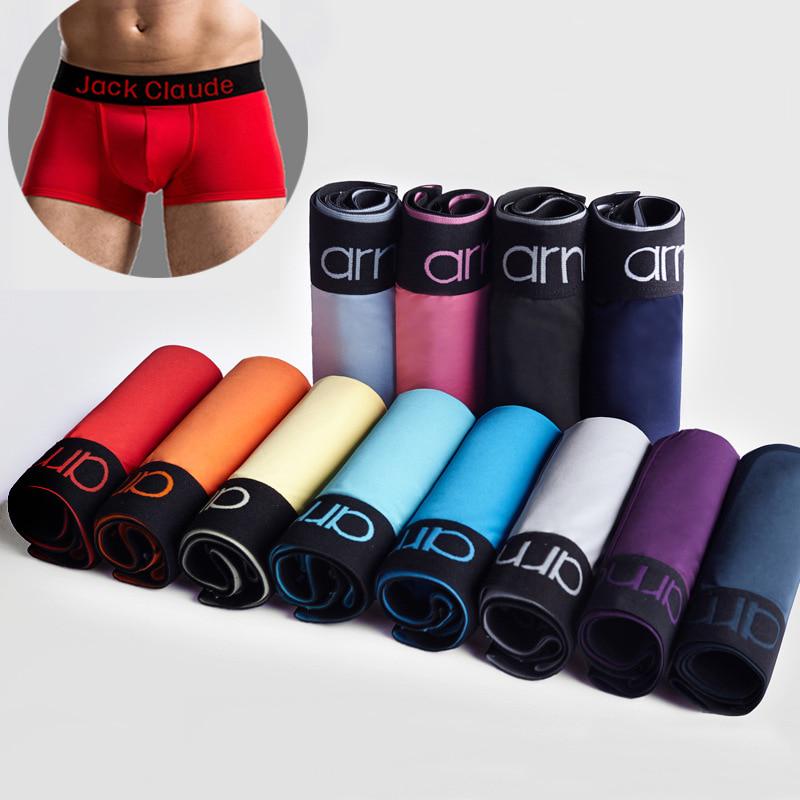 4Pcs/set Sexy Mens Underwear Boxers Men Letter Printing Underwear Male Underpants Black Boxer Homme Calzoncillos Slip Homme S