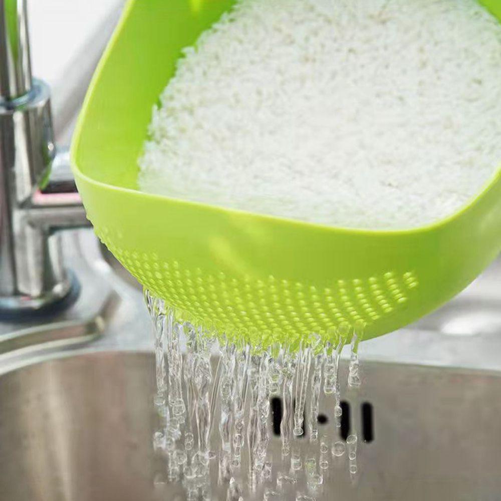 Convenient Storage Kitchen Supplies Rice Bowl Drain Basket Vegetable Basket Rice Washing Sieve