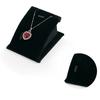 Velvet Holder Necklace Pendant Chain Jewelry Display Stand Show Rack